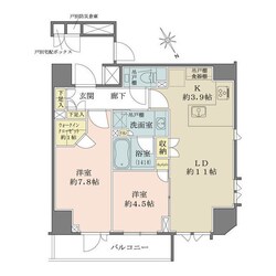 ザ・パークハウス北青山の物件間取画像